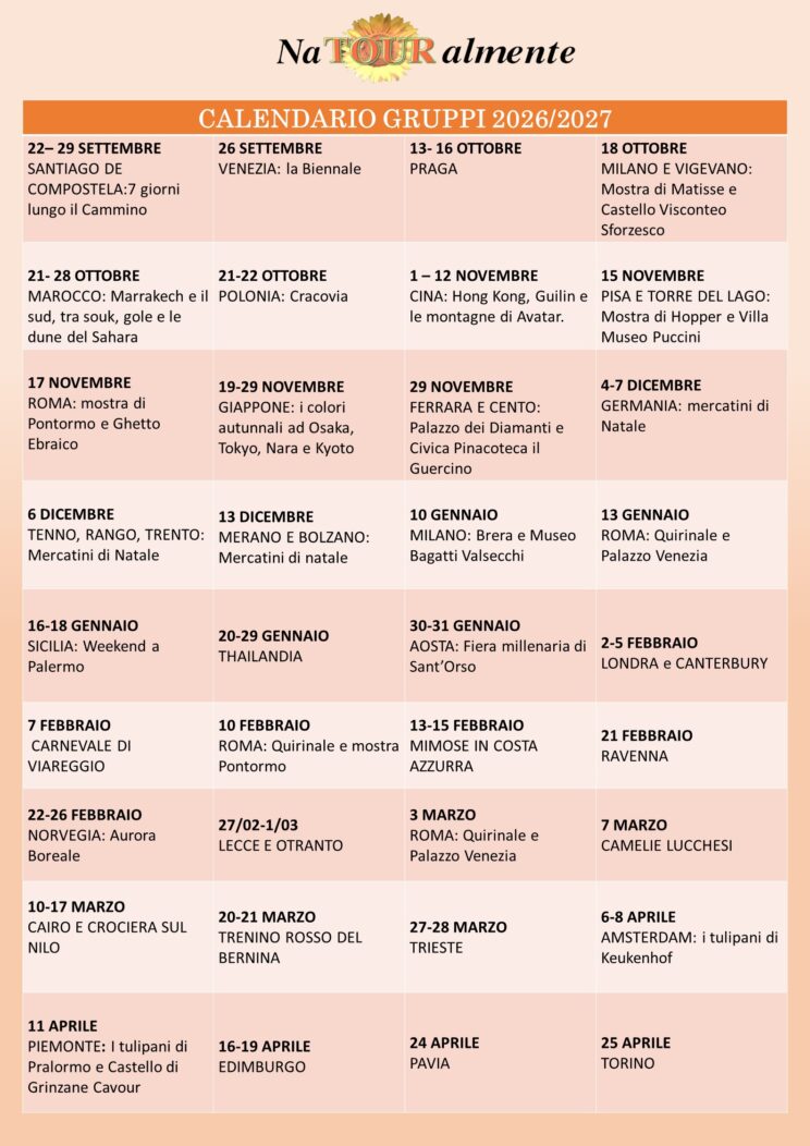 CALENDARIO GRUPPI 20262027